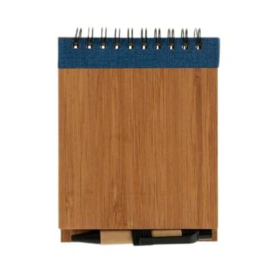 Spiraalnotitieblok met Pen Bamboe 1 x 10 x 13 cm (24 Stuks)