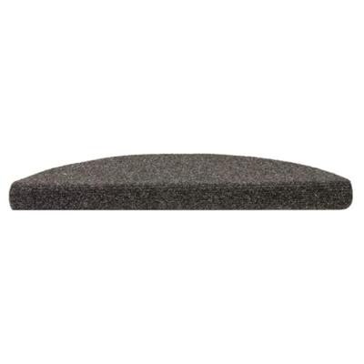 VidaXL Trapmatten zelfklevend 5 stuks 56x17x3 cm antraciet halfrond