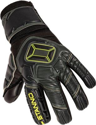 Stanno Thunder VI Keepershandschoenen Zwart Geel Stanno Thunder VI Keepershandschoenen Zwart Geel