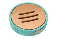 Zeepschaal DKD Home Decor 11 x 11 x 2,5 cm Cement Groen - thumbnail