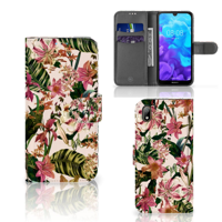 Huawei Y5 (2019) Hoesje Flowers - thumbnail