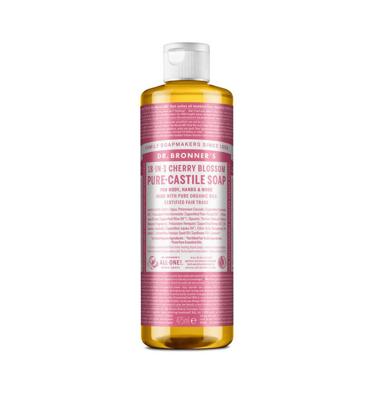 Dr. Bronner's Vloeibare zeep - pure castile - cherry blossom - 475 ml