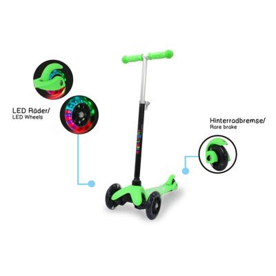 Jamara KickLight Scooter groen