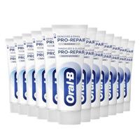 Oral-B Tandvlees & Glazuur Repair Zachte Whitening Tandpasta - 12 x 75ml - thumbnail