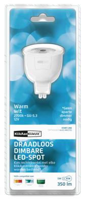 ALED-MR2705 Draadloos dimbare led-spot