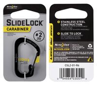 NITE Ize CSL2-01-R6 Karabijn SlideLock Gr. 2 44 mm x 29 mm x 2.5 mm 1 stuk(s) - thumbnail