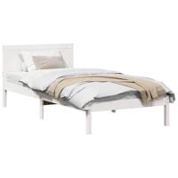 Bedframe Wit 100 x 200 cm Massief grenenhout - thumbnail