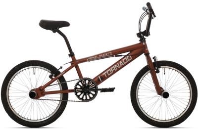 Royal Bmx fiets -bugatti tornado freestyle 20 inch - donkerbruin