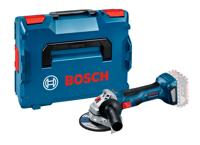 Bosch Blauw gws 18v-7 professional 18v accu haakse slijpmachine solo in l-boxx | zonder accu's en lader - 06019h9002 - thumbnail
