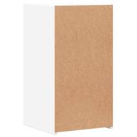 Nachtkastjes 2 st 35x34x65 cm bewerkt hout wit - thumbnail