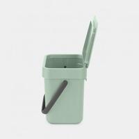 Brabantia Sort & Go afvalemmer 3 liter jade green - thumbnail