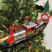 Trein set voor in de kerstboom - Christmas Tree Train Set - thumbnail