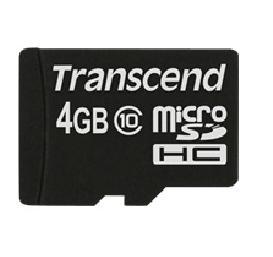Transcend Premium microSDHC-kaart Industrial 4 GB Class 10
