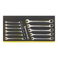 Stahlwille 96830128 TCS WT 17/12 Steek-ringratelsleutelset Sleutelbreedte (metrisch) 8 - 19 mm - thumbnail
