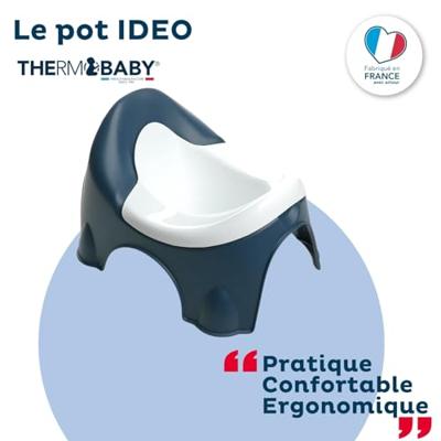 Pot - THERMOBABY - IDEO - Blauw - Met afneembare, ergonomische en robuuste kom
