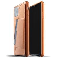 Mujjo Leather Wallet Case iPhone 11 Pro Max bruin - MUJJO-CL-004-TN - thumbnail