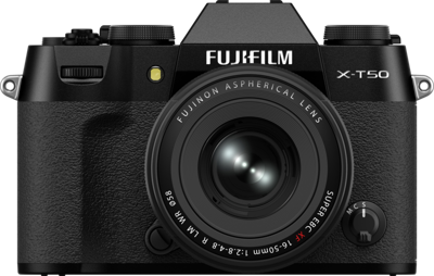 Fujifilm X-T50 zwart + XF 16-50mm