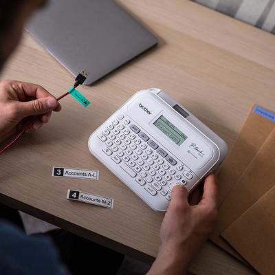 Brother PT-D410 labelprinter Thermo transfer 180 x 180 DPI 20 mm/sec Bedraad TZe QWERTY Brother PT-D410 labelprinter Thermo transfer 180 x 180 DPI 20 mm/sec Bedraad TZe QWERTY