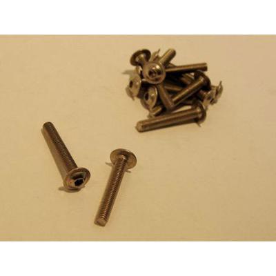 Bofix laagbolkop met flens m6x35 verzinkt (12st)