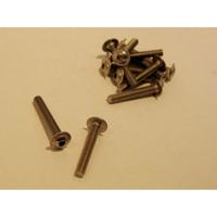 Bofix laagbolkop met flens m6x35 verzinkt (12st) - thumbnail