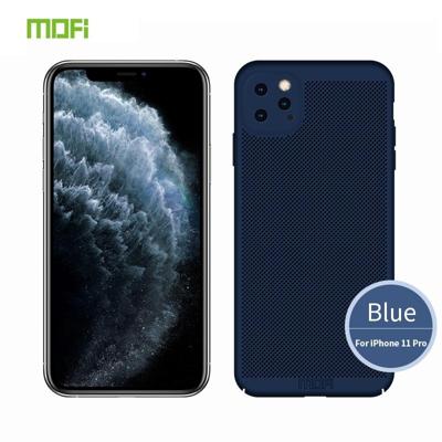 Voor iPhone 11 Pro MOFI ademend PC Ultra-Thin all-inclusive beschermhoes (blauw) Voor iPhone 11 Pro MOFI ademend PC Ultra-Thin all-inclusive beschermhoes (blauw)