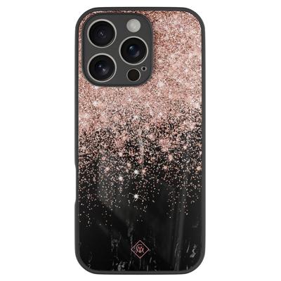 iPhone 16 Pro glazen hardcase - Marmer twist