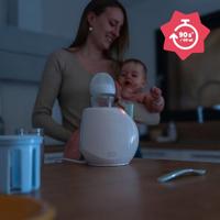 Flessenwarmer EASY+ BADABULLE wit - thumbnail