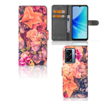 OPPO A77 5G | A57 5G Hoesje Bosje Bloemen - thumbnail