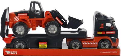 Polesie mammoet volvo vrachtwagen + aanhanger + graafmachine