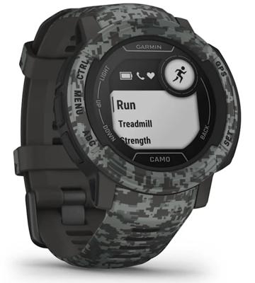 Garmin Instinct 2, Camo-Edition, Rugged Outdoor Watch with GPS, Built for All Elements, Multi-GNSS Support, Tracback Routing and More, Graphite camo