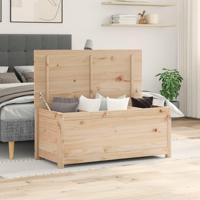 Opbergbox 110x50x45,5 cm massief grenenhout - thumbnail