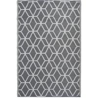 Esschert Design buitenkleed 180x121 cm grijs en wit oc25 - thumbnail