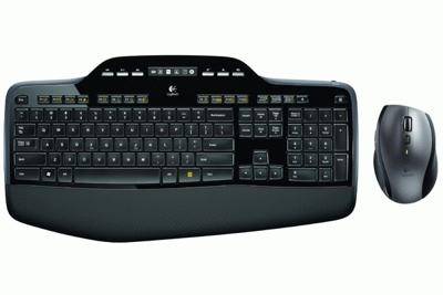 Logitech Wireless Desktop MK710 toetsenbord RF Draadloos QWERTY Engels Zwart Logitech Wireless Desktop MK710 toetsenbord RF Draadloos QWERTY Engels Zwart