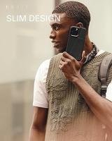 Mujjo Leather Wallet Case iPhone 15 Pro Max zwart - thumbnail