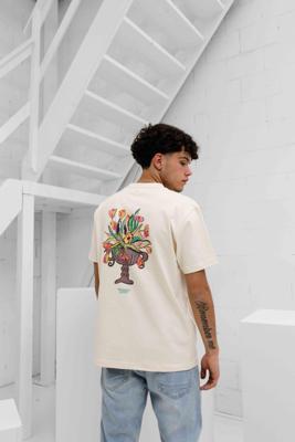 Pure Path Flower Vase T-Shirt Heren Beige - Maat M - Kleur: Beige | Soccerfanshop