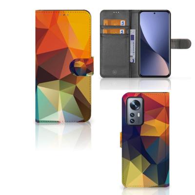 Xiaomi 12 Pro | Book Case | Polygon Color Xiaomi 12 Pro | Book Case | Polygon Color