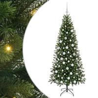 VidaXL Kunstkerstboom met 300 led met standaard groen 180 cm pe en pvc - thumbnail