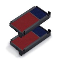 Stempelkussen trodat printy 64912 blauw en rood - thumbnail