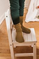 Ewers antislip sokken Stoppi softstep uni kurkuma-31-34 - thumbnail