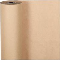 Cadeaupapier, B: 50 cm, 60 gr, beige, 100 m/ 1 rol - thumbnail