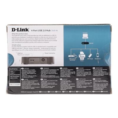 D-Link DUB-H4 USB 2.0 4-Port Hub
