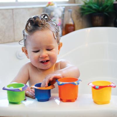 Nuby Badspeeltje Stapelbekers 6m+