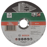 Bosch Accessoires Doorslijpschijf Inox | 125 X1,6 | Recht - 2609256323 - thumbnail