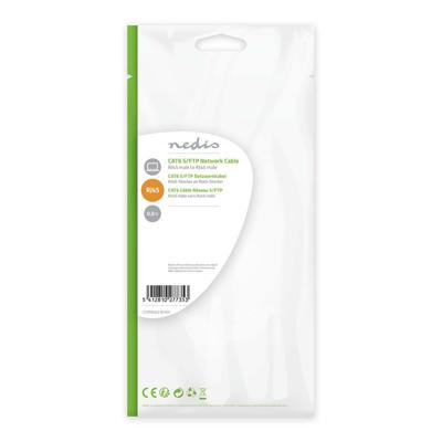 CAT6 S/FTP-Netwerkkabel | RJ45 Male - RJ45 Male | 0,5 m | Grijs