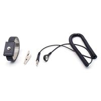 Quadrios ESD-armband Zwart Drukknop 4 mm - thumbnail