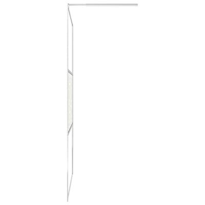 Inloopdouchewand met stenenmotief 100x195 cm ESG-glas - thumbnail