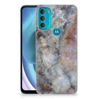 Motorola Moto G71 5G | TPU | Siliconen hoesje | Marmer Grijs Motorola Moto G71 5G | TPU | Siliconen hoesje | Marmer Grijs