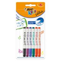 BIC velleda kids whiteboard markers, 6st. - thumbnail
