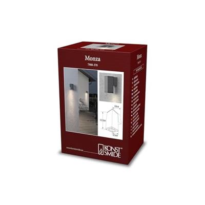KonstSmide Design wandspotMonza Downlight antraciet - 7908-370