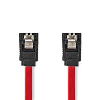 Nedis SATA Kabel | 3 Gbps | SATA 7-Pins Female | SATA 7-Pins Female | Vernikkeld | 0.50 m | Plat | PVC | Rood | Doos - CCGB73150RD05 - thumbnail